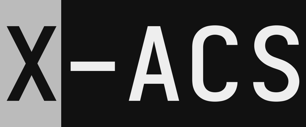 X-ACS name logo